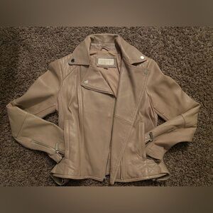 Michael Kors Rose Leather Jacket